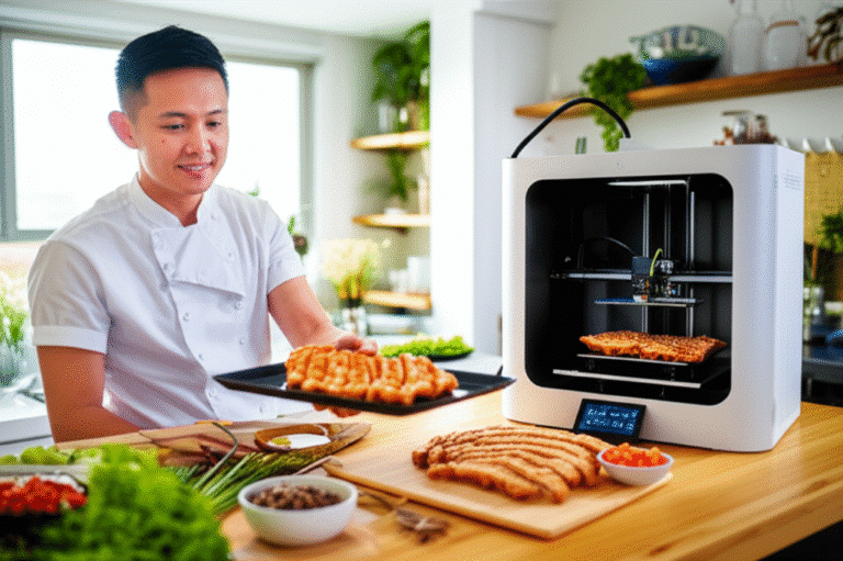 ปริ้นท์หมูกรอบ! เครื่องพิมพ์ 3 มิติ เปลี่ยนบ้านเป็นร้านอาหาร