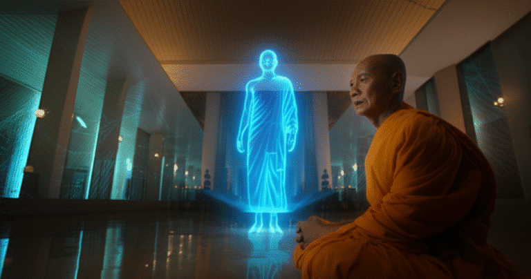 ดราม่าวงการสงฆ์! ‘เจ้าอาวาส AI’ เทศน์ออนไลน์