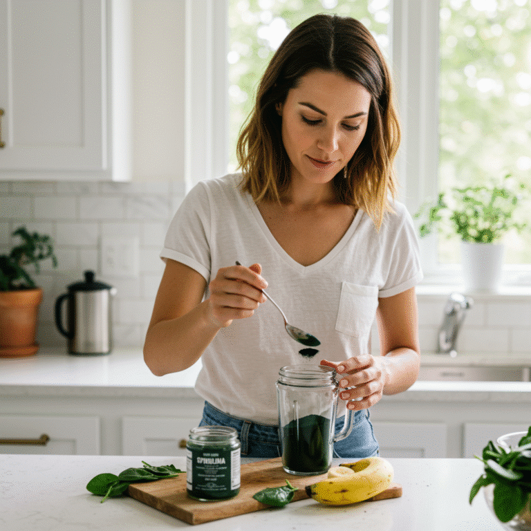 สไปรูลิน่า: ประโยชน์และข้อควรระวังที่ต้องรู้ก่อนกิน