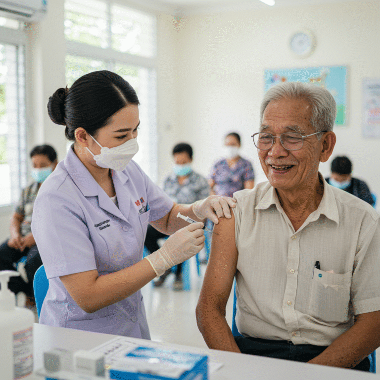 สธ. ชวนฉีดวัคซีนไข้หวัดใหญ่ฟรี! ครอบคลุม 4 สายพันธุ์ใหม่