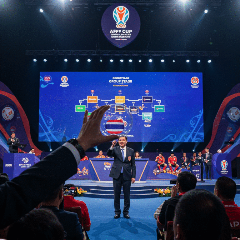 ช้างศึกอยู่กลุ่มไหน? สรุปผลจับสลาก AFF Cup 2025