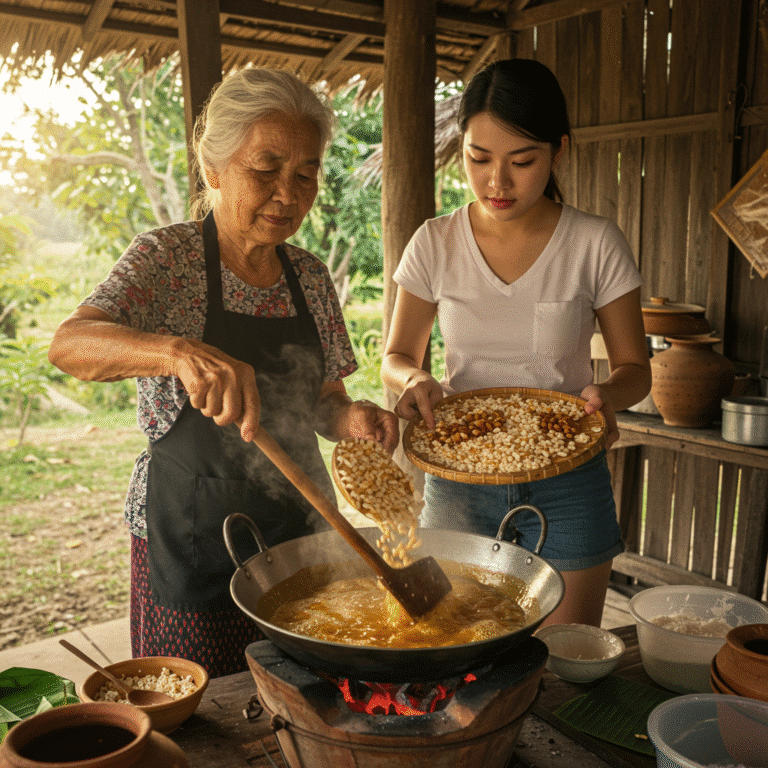 วันสารทไทย 2568: รู้จักประเพณี-วิธีทำกระยาสารท