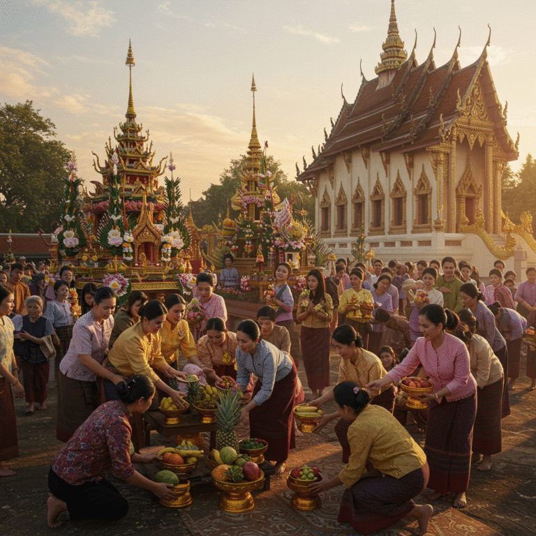 สารทเดือนสิบ 2568: เที่ยวนครฯ แห่หมฺรับ-ชิงเปรต