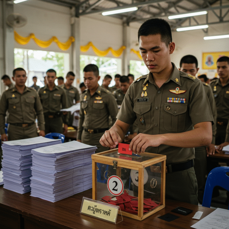 เกณฑ์ทหาร 2569: เช็ควัน-เอกสาร-ใครบ้างต้องจับใบดำใบแดง