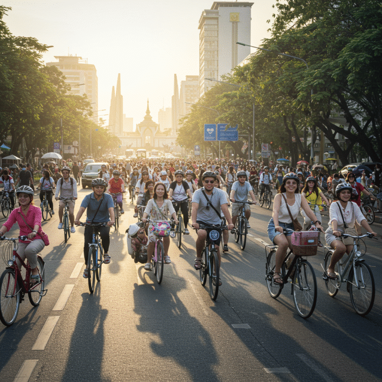 Car Free Day 2568! ชวนปั่นทั่วกรุง-เช็คเส้นทางปิดจราจร