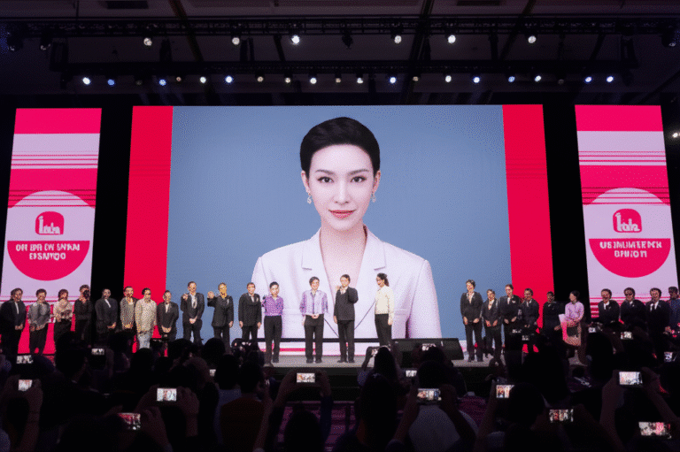 AI ลงสนาม? พรรคดังเปิดตัวผู้สมัครเสมือนจริง