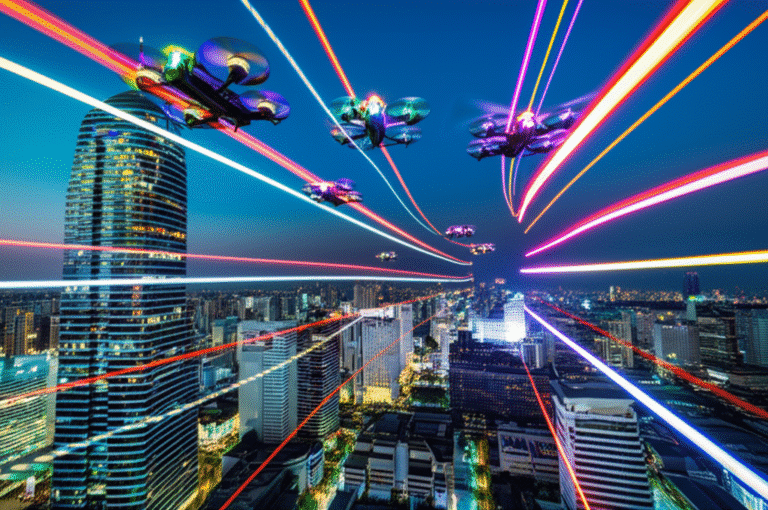 ศึกโดรนซิ่งฟ้า! แข่งความเร็วทัวร์ตึกกรุงเทพฯ