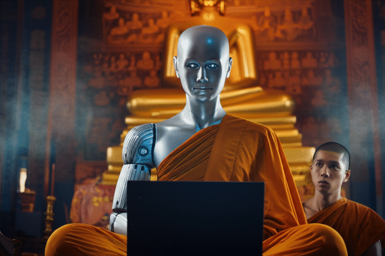 สะเทือนวงการ! ‘พระ AI’ เทศน์ออนไลน์ครั้งแรก