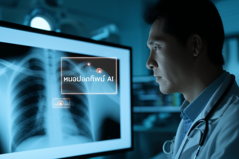 AI ‘หมอปอดทิพย์’ ส่องฟิล์มมะเร็งปอดไวกว่าหมอ