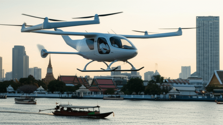 เฮ! แท็กซี่บินได้ลำแรก เหินฟ้าเจ้าพระยา