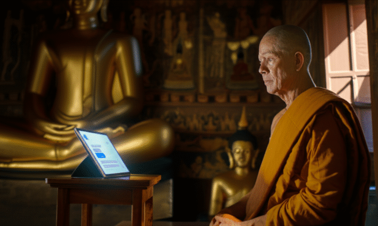 พระอาจารย์มีหนาว! AI ‘ธรรมะ’ ตอบปัญหาชีวิต