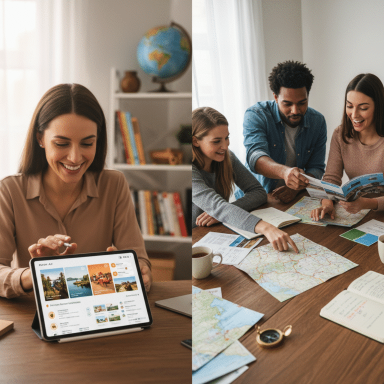 AI จัดทริป vs คน: วางแผนเที่ยวปลายปี 2568 แบบไหนดี?