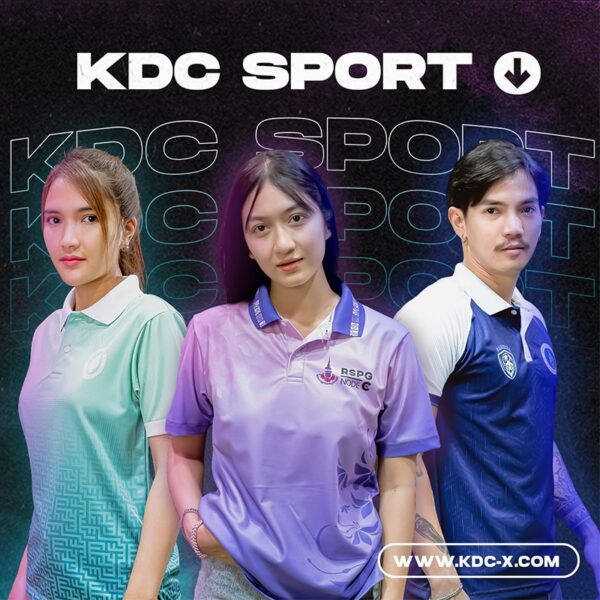 KDC SPORT รับออกแบบเสื้อกีฬาทุกชนิด