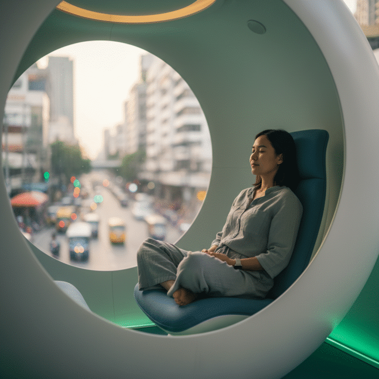 Digital Detox Pods: ตู้พักใจกลางกรุง สู้ Burnout